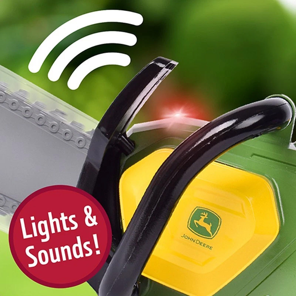 John Deere Motorised Chainsaw Toy Age 3+ TOMY