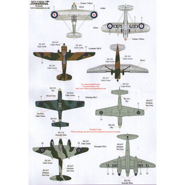 Xtradecal 48106 RFC/RAF 100 Years of 4 Squadron Pt.1 1:48 Model Kit Decals