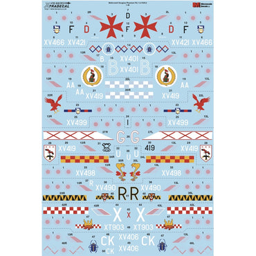 Xtradecal 48190 McDonnell Douglas Phantom FGR.2 1:48 Decal Set