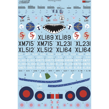 Xtradecal 72299 Handley Page Victor K.2 Collection 1:72 Decal Set