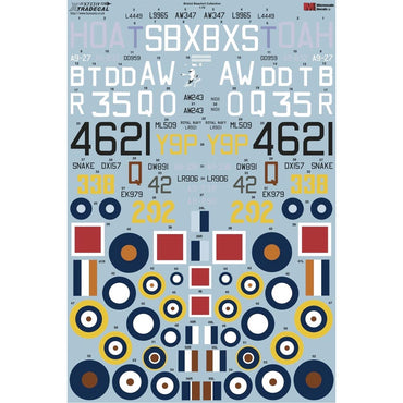 Xtradecal X72319 Decal Set for 1:72 Airfix Bristol Beaufort A04021 - 16 Options