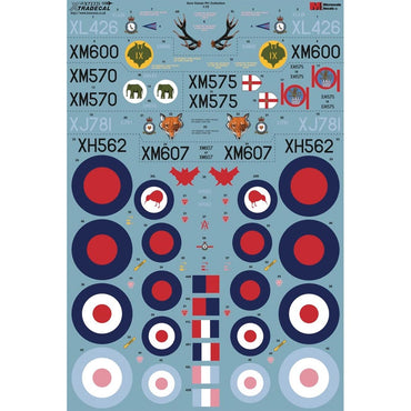 Xtradecal X72331 1:72 Decal Sets for Avro Vulcan A12011 - 7 Decal Sets
