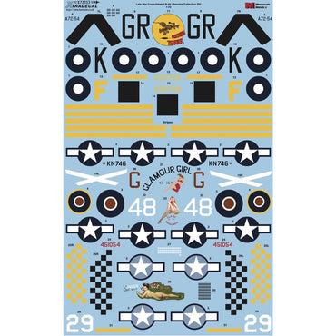 Xtradecal 72353 Late War Consolidated B-24 Liberator Collection Pt2 1:72 Decals