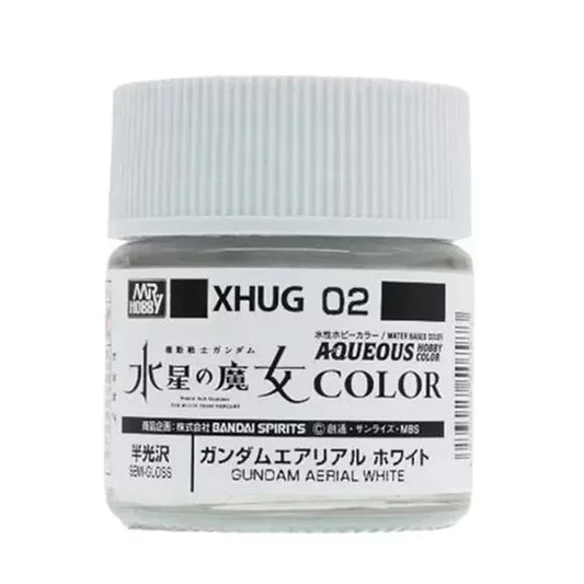 Mr Hobby Aqueous Gundam Colour XHUG-02 Aerial White 10ml Acrylic Paint