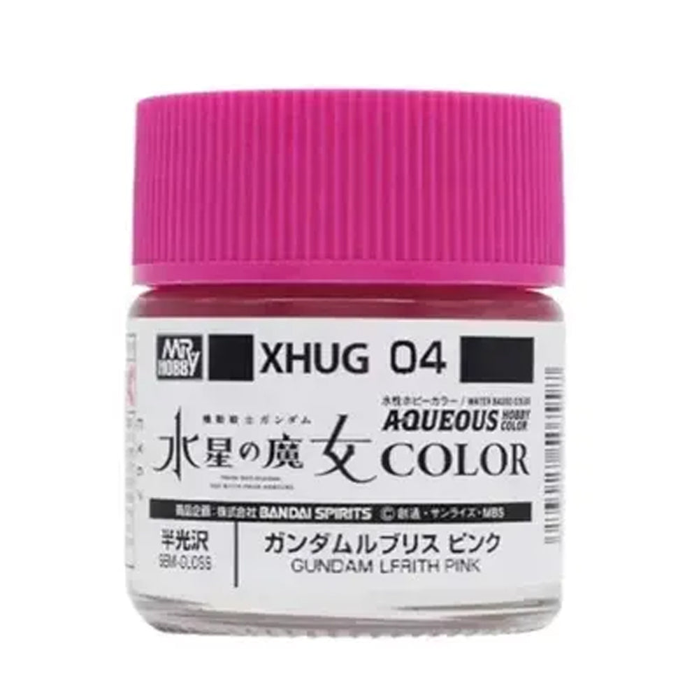 Mr Hobby Aqueous Gundam Colour XHUG-04 Lfrith Pink 10ml Acrylic Paint