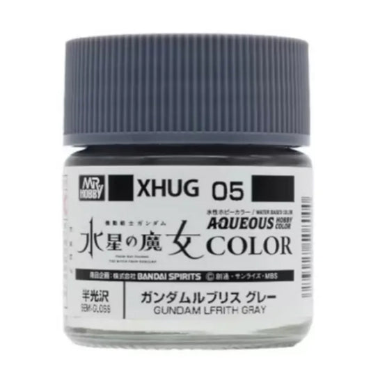 Mr Hobby Aqueous Gundam Colour XHUG-05 Lfrith Grey 10ml Acrylic Paint
