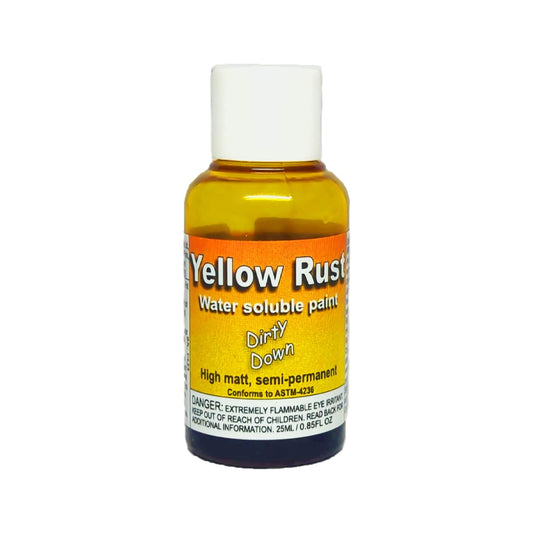 Dirty Down Yellow Rust Effect Paint 25ml Bottle for Weathering & Diorama