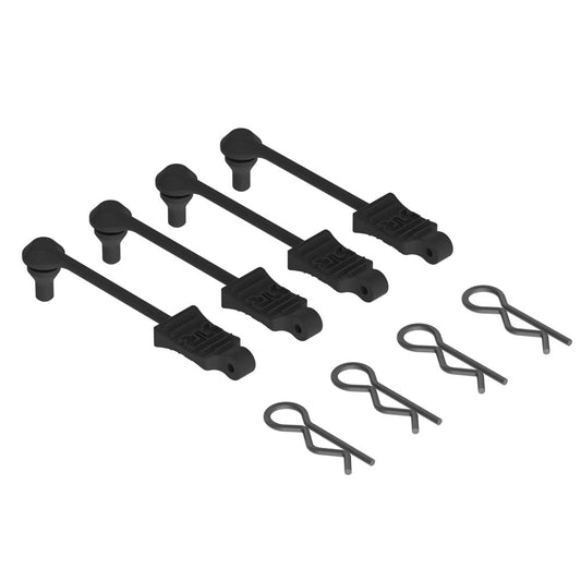 Arrma Body Clip Retainer 1/10 Scale Black (4) RC Spares AR390165