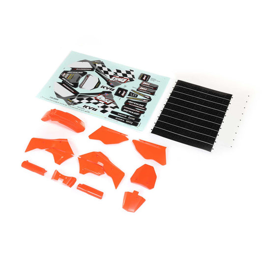 Losi Promoto-MX Orange Plastics w/Wraps & Decals LOS26004