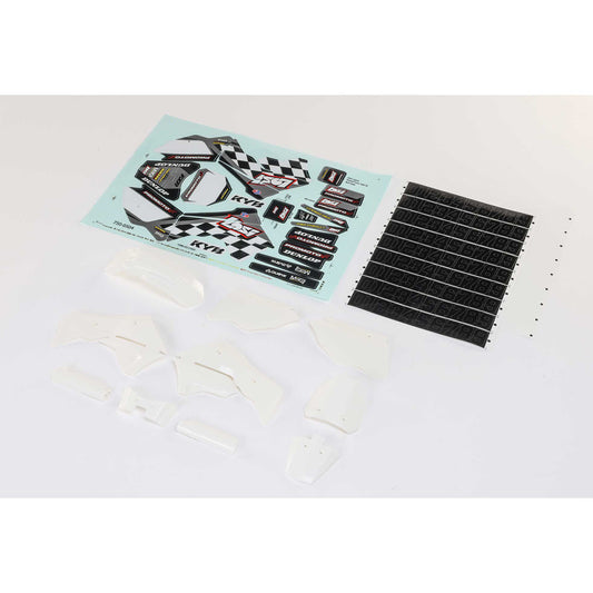 Losi Promoto-MX White Plastics w/Wraps & Decals LOS26005