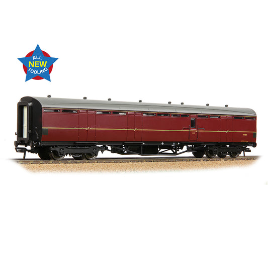 Bachmann Branchline 34-362 LNER Thompson Full Brake BR Maroon OO Gauge
