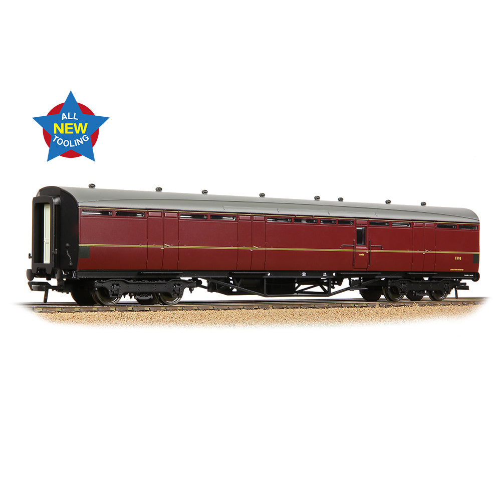 Bachmann Branchline 34-362A LNER Thompson Full Brake BR Maroon OO Gauge
