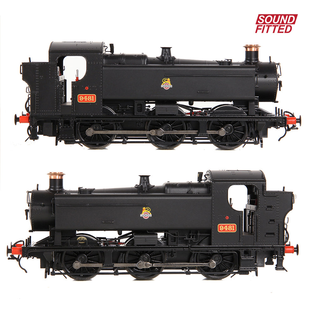 Bachmann Branchline 35-026ASF GWR 94XX Pannier Tank 9481 BR Black (Early Emblem) OO Gauge