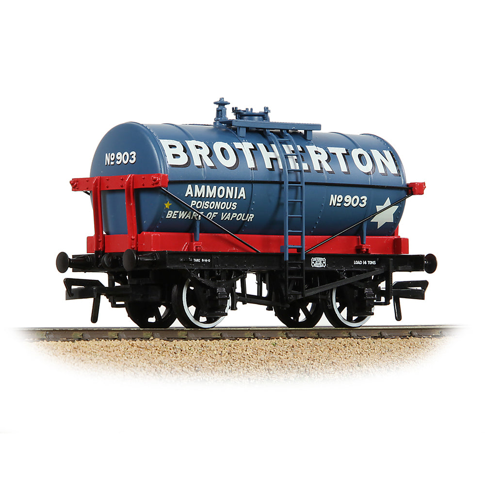 Bachmann Branchline 37-690 14T Tank Wagon 'Brotherton' Blue OO Gauge