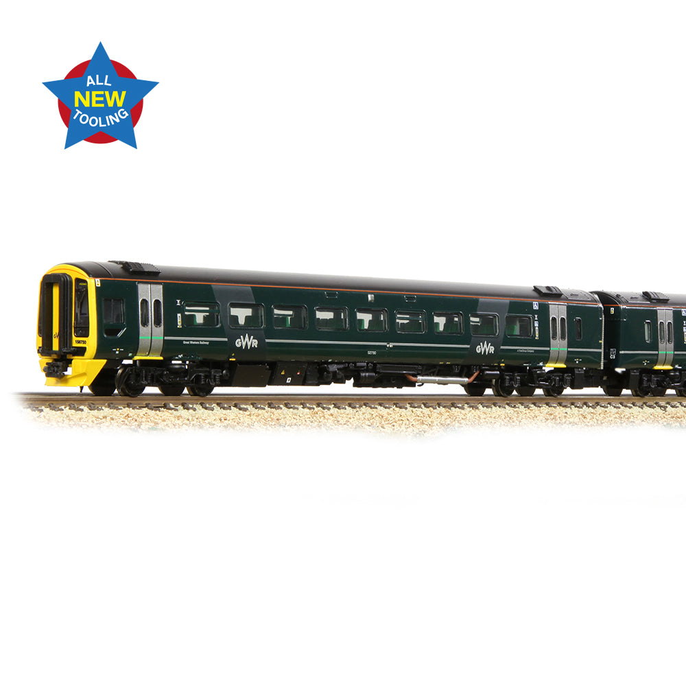 Graham Farish 371-857A Class 158 2-Car DMU 158750 GWR Green (FirstGroup) N Gauge