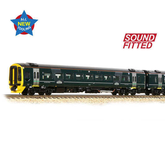 Graham Farish 371-857ASF Class 158 2-Car DMU 158750 GWR Green (FirstGroup) N Gauge