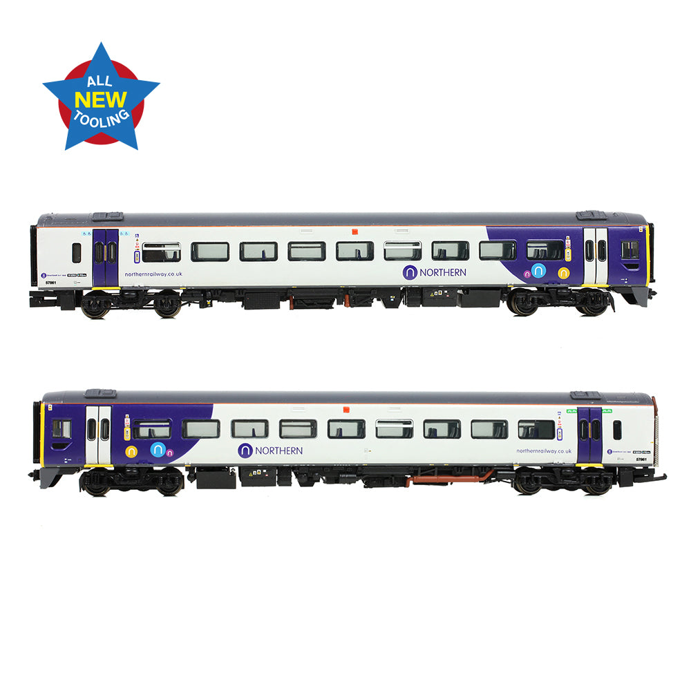 Graham Farish 371-858A Class 158 2-Car DMU 158861 Northern N Gauge