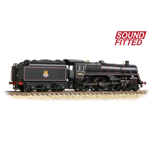 Graham Farish 372-730ASF BR Standard 5MT with BR1C Tender 73069 BR Lined Black (Early Emblem) N Gauge