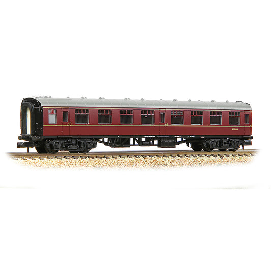Graham Farish 374-061F BR Mk1 SK Second Corridor BR Maroon N Gauge