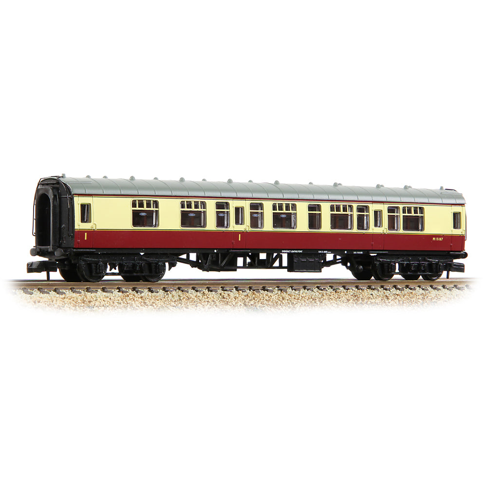 Graham Farish 374-255E BR Mk1 CK Composite Corridor BR Crimson & Cream N Gauge