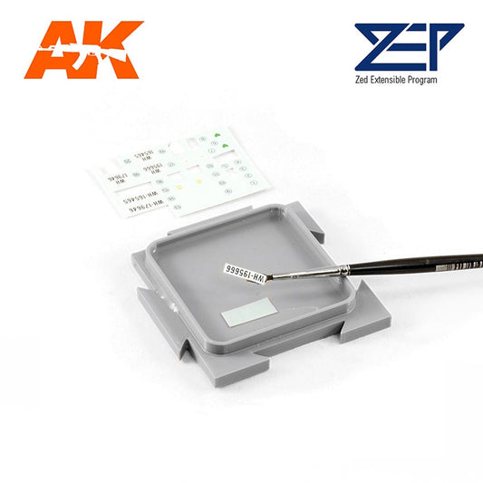 ZEP Model Decal Holder Tray - Modular Workbench Organization System MS104