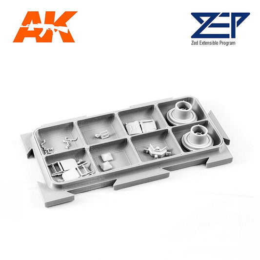 ZEP Base with Compartments - Modular Workbench Organization System MS202