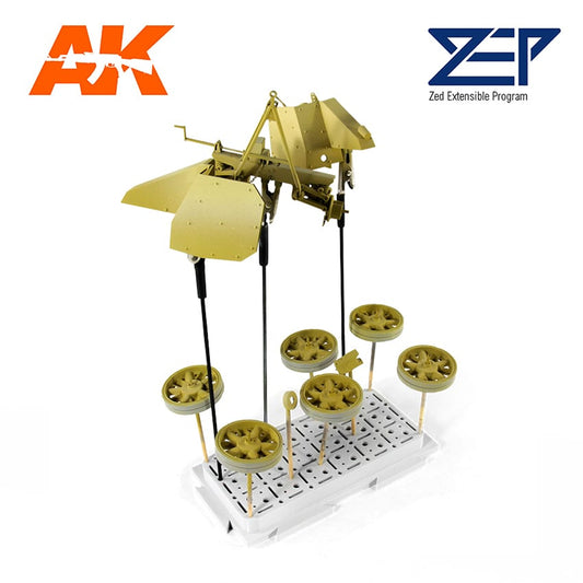 ZEP Holder for Painted Pieces - Modular Workbench Organization System MS205