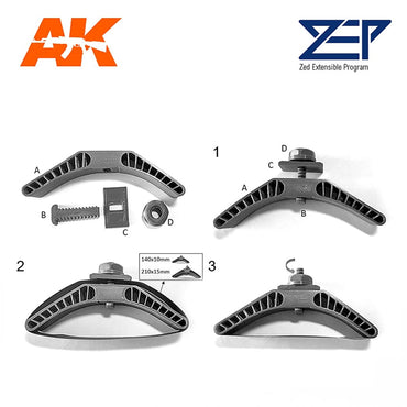 ZEP Sanding Holder Tools (Small) for Model Kits MSA01