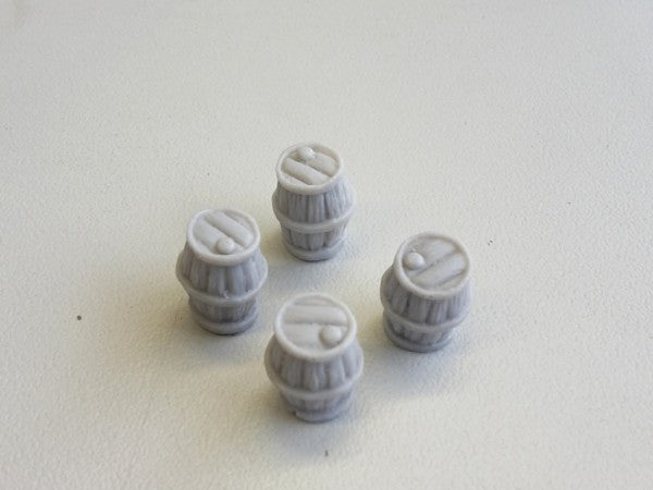 Ziterdes 6079176 Small Wooden Barrels (4)