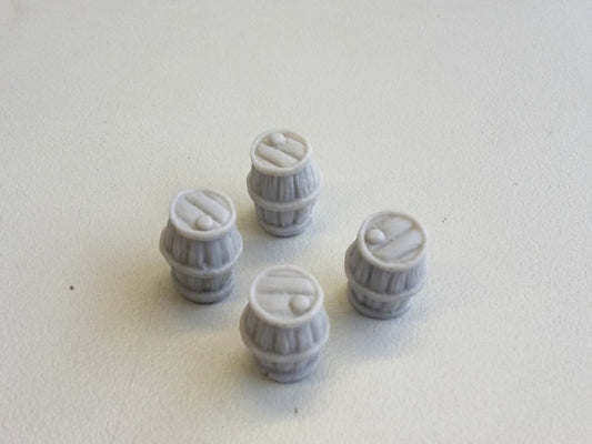 Ziterdes 6079176 Small Wooden Barrels (4)