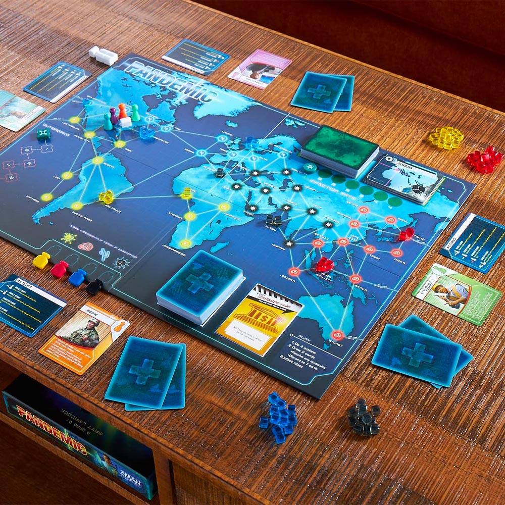 Pandemic - Board Game - Age 8+ - 2-4 Players - 45min - Z-Man Games
