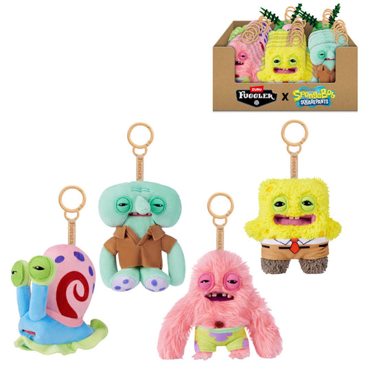 Fuggler x Spongebob Squarepants 5" Plush Keyring - Assorted