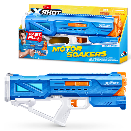 Zuru XShot Water Hydra Pulse Motor Soakers Water Blaster Fast-Fill