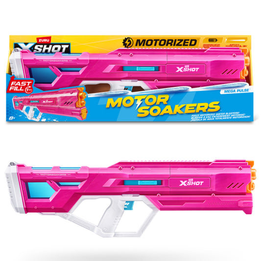 Zuru XShot Water Mega Pulse Motor Soakers Water Blaster Fast-Fill - Pink