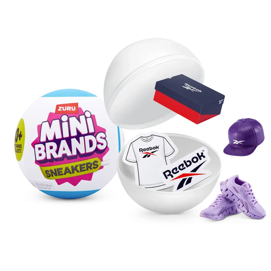 ZURU Mini Brands: Sneakers Capsule - 5 Mini Branded Items! Collect them all!