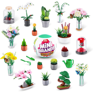 ZURU Mini Brands: Garden Capsule - Mini Plants & Tools! Collect them all!
