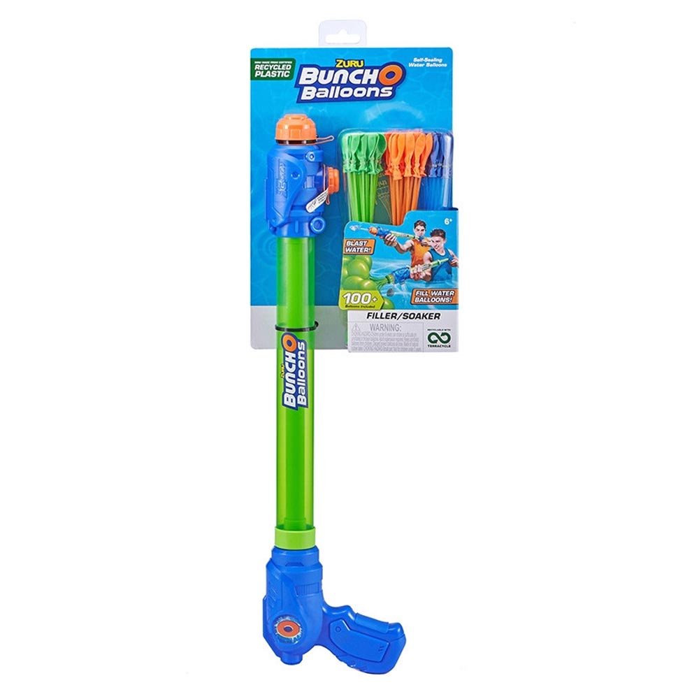 ZURU Bunch O Balloons Filler & Soaker Water Pistol Set w/100 Balloons