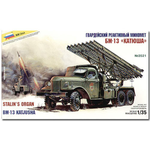ZVEZDA 3521 BM-13 Katiusha Military Model Kit 1:35