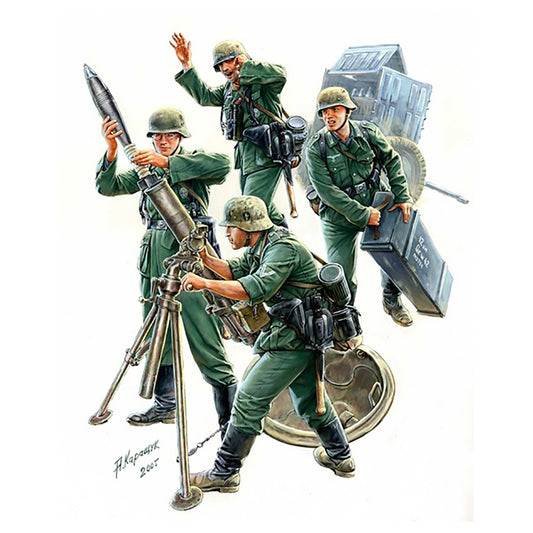 Zvezda 3583 German Mortar 1:35 Model Kit