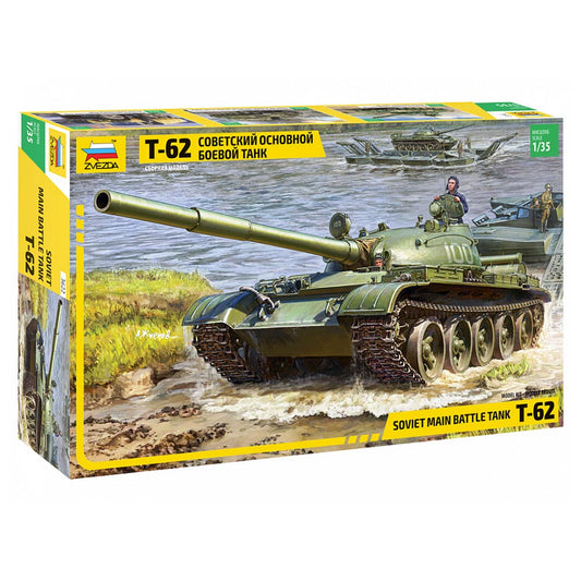 Zvezda T-62 Soviet Main Battle Tank 1:35 Model Kit 3622