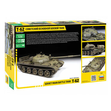 Zvezda T-62 Soviet Main Battle Tank 1:35 Model Kit 3622