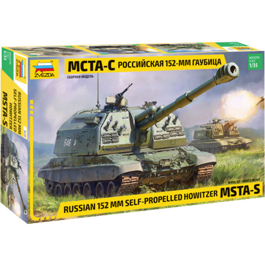 ZVEZDA 3630 MSTA Self Propelled Howitzer 1:35 Military Model Kit