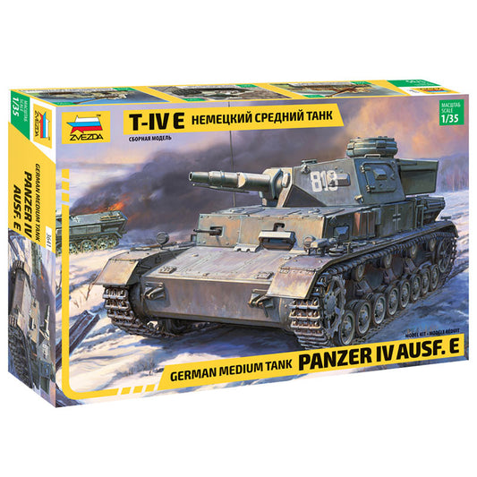 ZVEZDA 3641 Panzer IV Ausf E (Sd.kfz.161/2) 1:35 Tank Model Kit