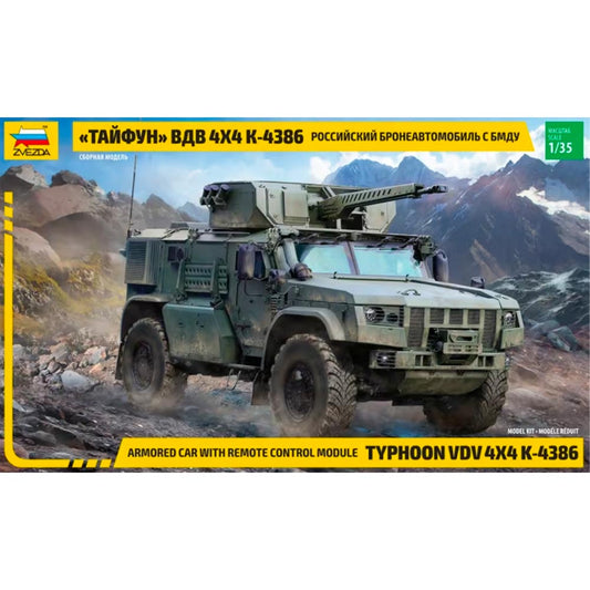Zvezda 3648 Typhoon VDV 4x4 K-4386 1:35 Model Kit