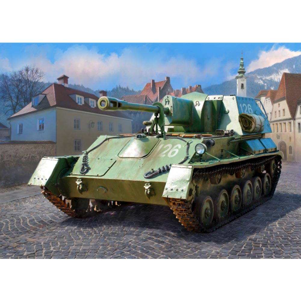 Zvezda Soviet SU-76 Self Propelled Gun 1:35 Model Kit 3662