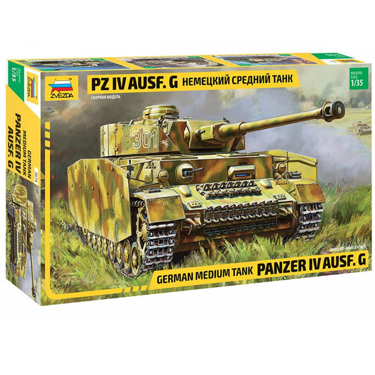 ZVEZDA Z3674 Panzer IV Ausf G 1:35 Plastic Model Kit