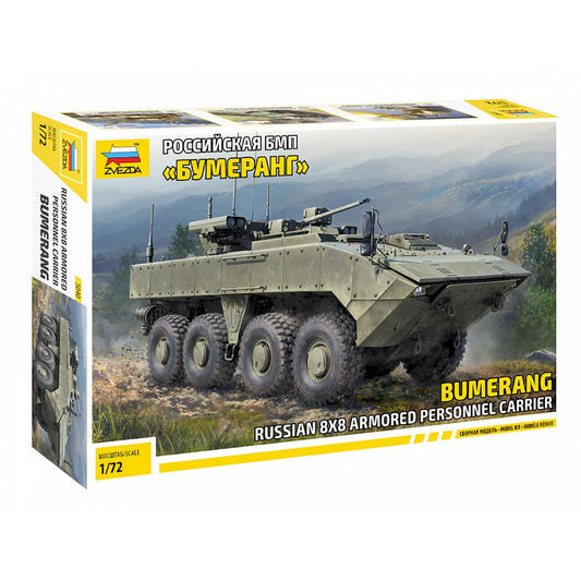 Zvezda Bumerang Russian 8x8 APC 1:72 5040 Military Vehicle Kit