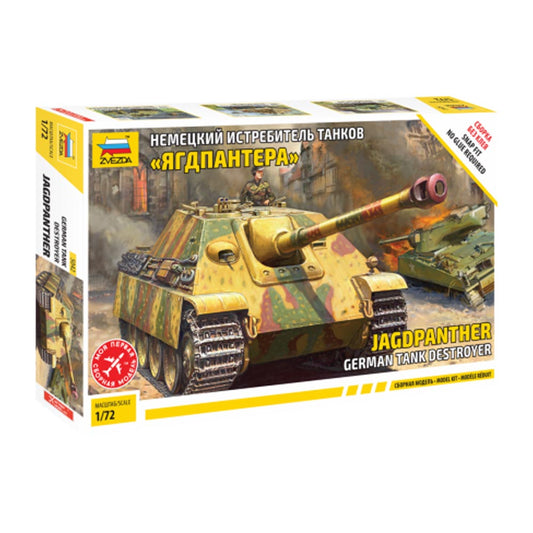 Zvezda 5042 Jagdpanther German Tank Destroyer 1:72 Model Tank Kit