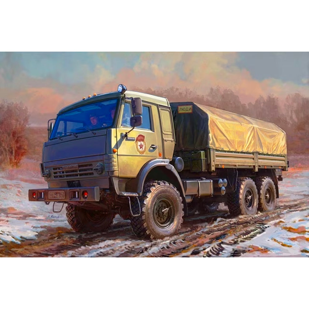 Zvezda 5074 Kamaz 5350 Mustang Truck 1:72 Model Kit