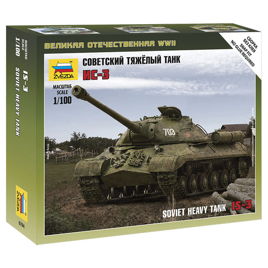 ZVESDA 6194 Soviet Heavy Tank Is-3 1:100 Tank Model Kit